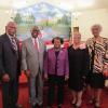 Rev. Thomas, Dr. Akinleye, Marie Dixon, Chairperson, Loretha McCoy and Celestine Ford