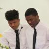 Christopher and Tyler Murphy wrote a poem for Rev. Thomas